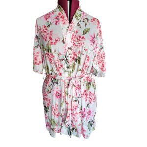 Show Me Your Mumu Floral Kimono Robe With Belt (One Size)